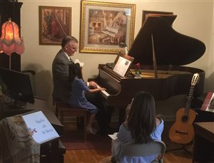 2017 Spring Recital at the Studio "Brooke at the Piano"
